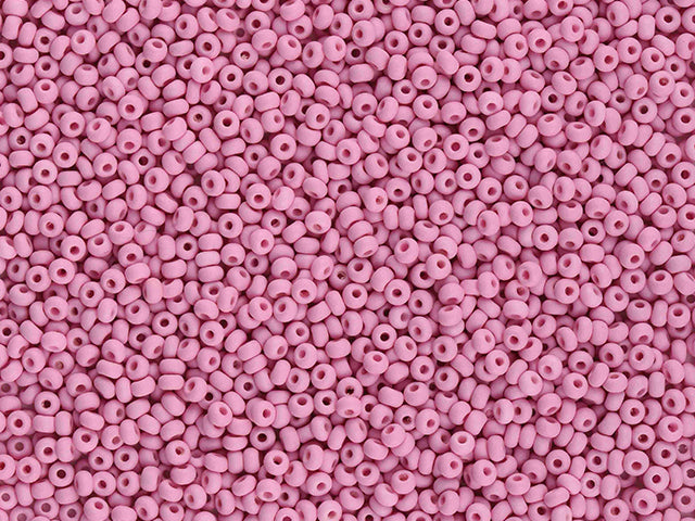 1 kg Preciosa Ornela Seed Beads Coated, Round Hole, Loose, Pink (22m12), Glass, Czech Republic, OUTLET