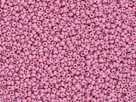 1 kg Preciosa Ornela Seed Beads Coated, Round Hole, Loose, Pink (22m12), Glass, Czech Republic, OUTLET