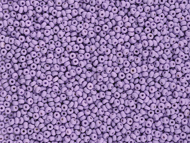 1 kg Preciosa Ornela Seed Beads Coated, Round Hole, Loose, Violet (22m14), Glass, Czech Republic, OUTLET