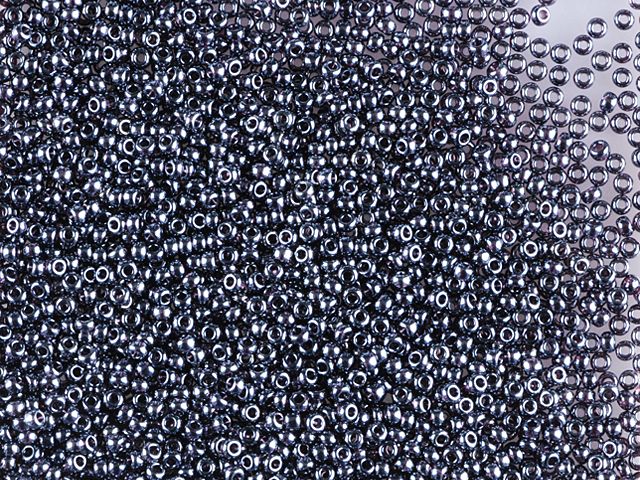 1 kg プレシオサ オルネラ シードビーズ コーティング ラウンドホール ルース ダークアメジスト スフィンクス (26080) ガラス チェコ共和国 アウトレット