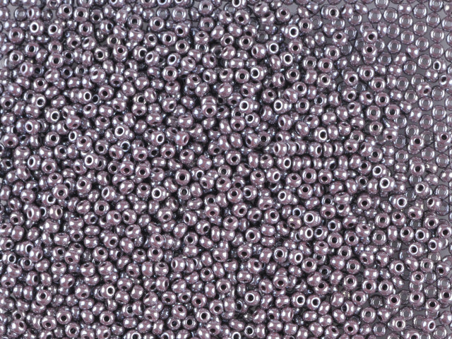 1 kg Preciosa Ornela Seed Beads Coated, Round Hole, Loose, Opaque Dark Violet, Sfinx (28040), Glass, Czech Republic, OUTLET