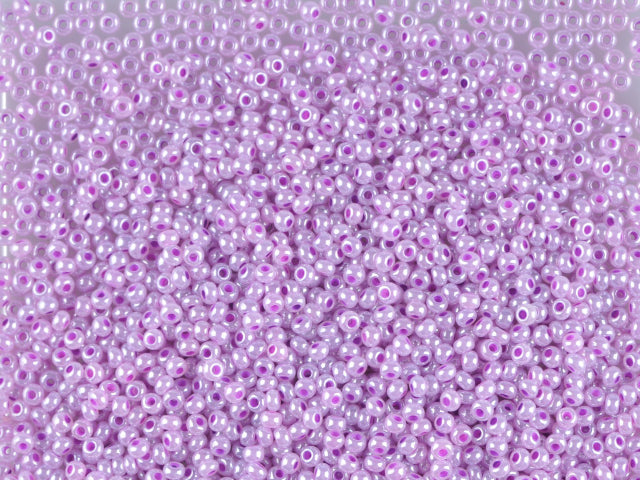 批发（1公斤/500克）Preciosa Ornela米珠镀膜，圆孔，散装，锡兰紫罗兰（37128），玻璃，捷克共和国，清仓