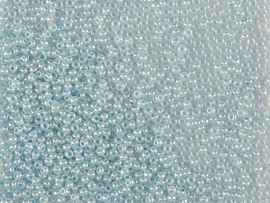 1 kg プレシオサ オルネラ シードビーズ コーティング 丸穴 ばら売り セイロンブルー (37132) ガラス製 チェコ共和国 アウトレット