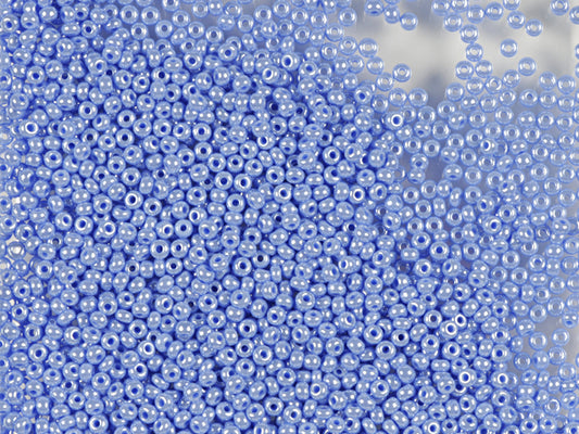 1 kg Preciosa Ornela Seed Beads Coated, Round Hole, Loose, Opaque Blue, Sfinx (38020), Glass, Czech Republic, OUTLET