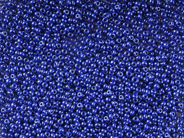 1公斤 Preciosa Ornela 涂层玻璃珠，圆孔，散装，不透明蓝色，Sfinx (38060)，捷克共和国，特价商品