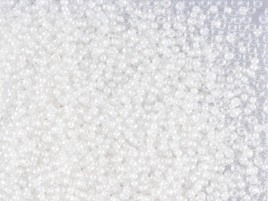 1 kg Preciosa Ornela Drops Teardrop Beads Coated, Round Hole, Loose, Crystal, Colour Lined Chalkwhite, Sfinx (38102), Glass, Czech Republic, OUTLET