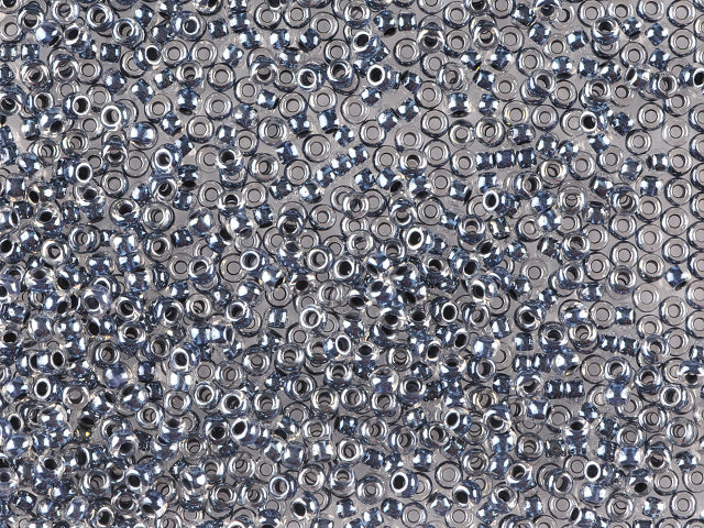 Wholesale (1kg / 500g) Preciosa Ornela Seed Beads Coated, Round Hole, Loose, Crystal, Colour Lined Black, Sfinx (38149), Glass, Czech Republic, OUTLET