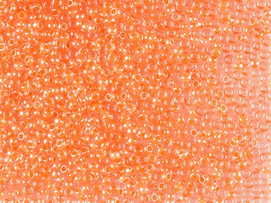 1 kg Preciosa Ornela Drops Teardrop Beads Coated, Round Hole, Loose, Crystal, Colour Lined Orange, Sfinx (38189), Glass, Czech Republic, OUTLET