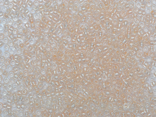 1 kg プレシオサ オルネラ シードビーズ コーティング ラウンドホール ルース ク​​リスタル カラーラインパール (382PS) ガラス チェコ共和国 アウトレット