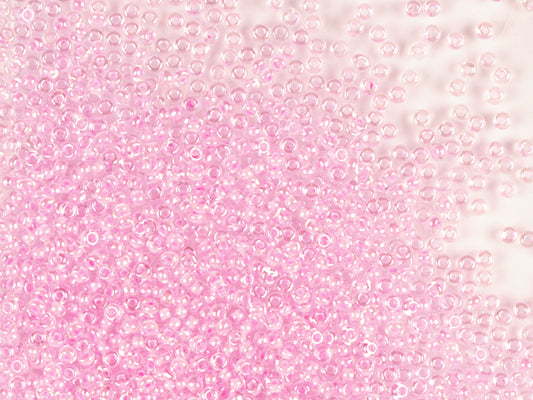 1 kg プレシオサ オルネラ シードビーズ コーティング 丸穴 ルース ク​​リスタル ピンクライン入り Sfinx (38694) ガラス チェコ共和国 アウトレット