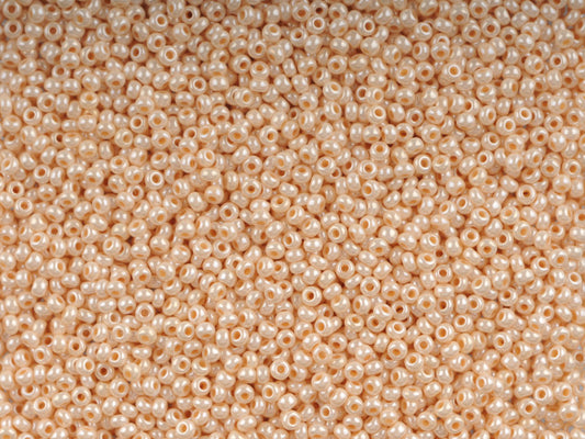 Wholesale (1kg / 500g) Preciosa Ornela Seed Beads Coated, Round Hole, Loose, Shell (46112), Glass, Czech Republic, OUTLET