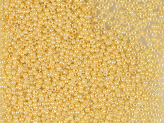 1 kg Preciosa Ornela Seed Beads Coated, Round Hole, Loose, Shell (47185), Glass, Czech Republic, OUTLET