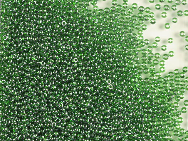 1 kg Preciosa Ornela Drops Teardrop Beads Coated, Round Hole, Loose, Transp. Green, Sfinx (56120), Glass, Czech Republic, OUTLET