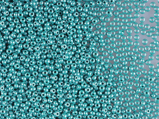 1 kg プレシオサ オルネラ シードビーズ コーティング 丸穴 ばら売り 不透明 ダークグリーン Sfinx (58240) ガラス製 チェコ共和国 アウトレット