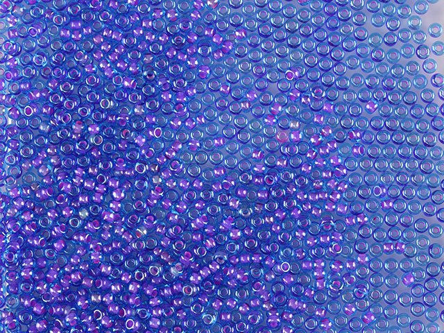 1 kg プレシオサ オルネラ シードビーズ コーティング ラウンドホール ルース アクアマリン ピンクライン入り Sfinx (61016) ガラス チェコ共和国 アウトレット