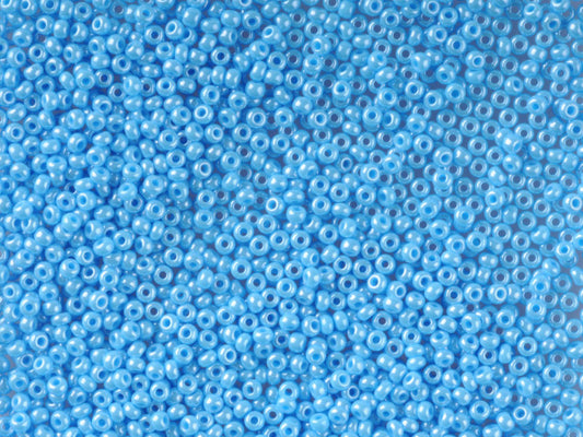 1 kg Preciosa Ornela 3-Cut Rocaille, Round Hole, Loose, Turquoise, Sfinx (68020), Glass, Czech Republic, OUTLET