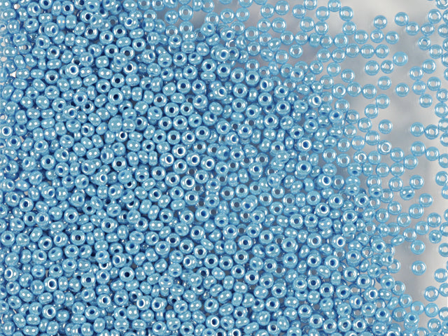 1 kg プレシオサ オルネラ シードビーズ コーティング ラウンドホール ルース ターコイズ スフィンクス (68050) ガラス チェコ共和国 アウトレット