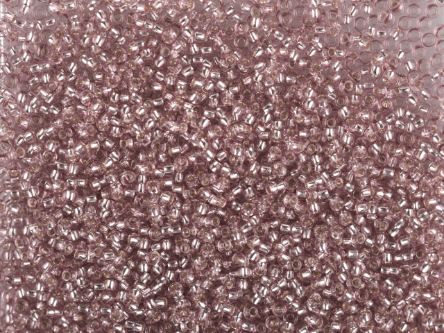 Wholesale (1kg / 500g) Preciosa Ornela Seed Beads Coated, Square Hole, Loose, Brown 2 Dyed Crystal, Silver Lined (78113), Glass, Czech Republic, OUTLET