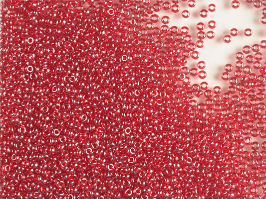 1 kg Preciosa Ornela Seed Beads Coated, Round Hole, Loose, Ruby, Sfinx (96090), Glass, Czech Republic, OUTLET