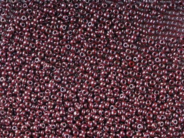 1 kg Preciosa Ornela Seed Beads Coated, Round Hole, Loose, Opaque Red Coral, Sfinx (98300), Glass, Czech Republic, OUTLET