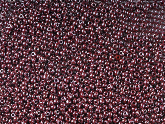 1 kg Preciosa Ornela Seed Beads Coated, Round Hole, Loose, Opaque Red Coral, Sfinx (98300), Glass, Czech Republic, OUTLET