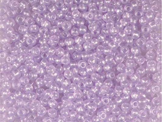 1 公斤宝仕奥莎 Ornela 种子珠涂层，圆孔，散装，紫罗兰色 Terra 珍珠染色水晶 (08128)，玻璃，捷克共和国，奥特莱斯