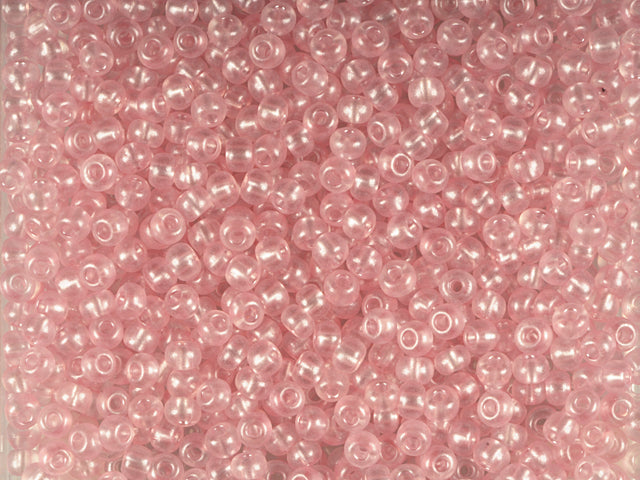 1 kg Preciosa Ornela Seed Beads Coated, Round Hole, Loose, Pink Terra Pearl Dyed Crystal (08198), Glass, Czech Republic, OUTLET