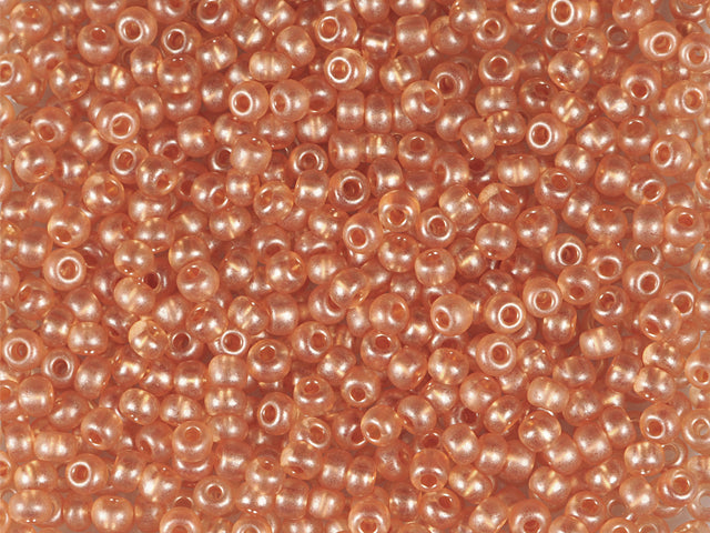 1 kg Preciosa Ornela Twin, 2 Round Holes, Loose, Brown Terra Pearl Dyed Crystal (08318), Glass, Czech Republic, OUTLET