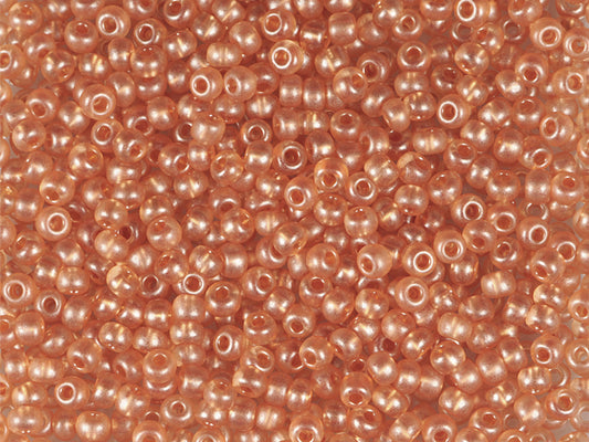 1 kg Preciosa Ornela Twin, 2 Round Holes, Loose, Brown Terra Pearl Dyed Crystal (08318), Glass, Czech Republic, OUTLET