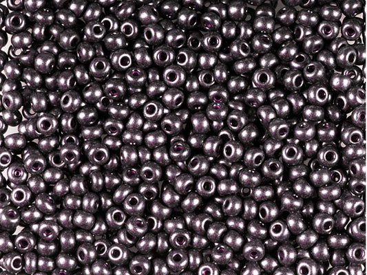 1 kg プレシオサ オルネラ シードビーズ コーティング 丸穴 ルース レッドパール 黒染め (28998) ガラス チェコ共和国 アウトレット