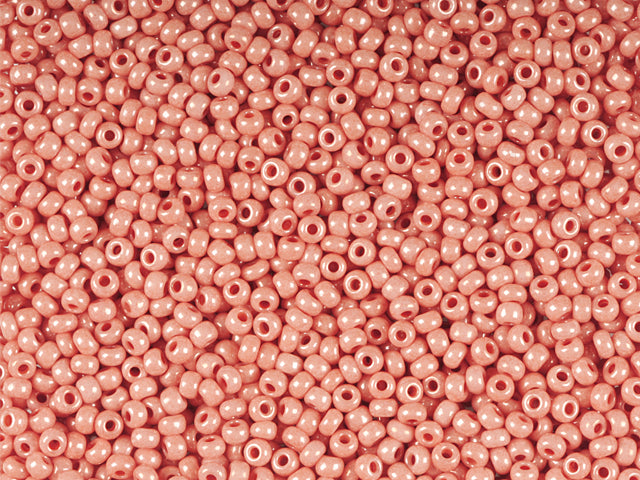 1 kg Preciosa Ornela Seed Beads Coated, Round Hole, Loose, Rose Terra, Sfinx (07633), Glass, Czech Republic, OUTLET