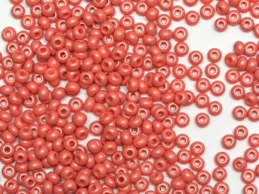 1 kg プレシオサ オルネラ シードビーズ コーティング 丸穴 ばら売り 赤 (26970) ガラス製 チェコ共和国 アウトレット