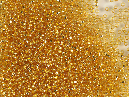 プレシオサ オルネラ チューブ 1kg 丸穴 ルース トパーズ シルバーライン (17050) ガラス チェコ共和国 アウトレット