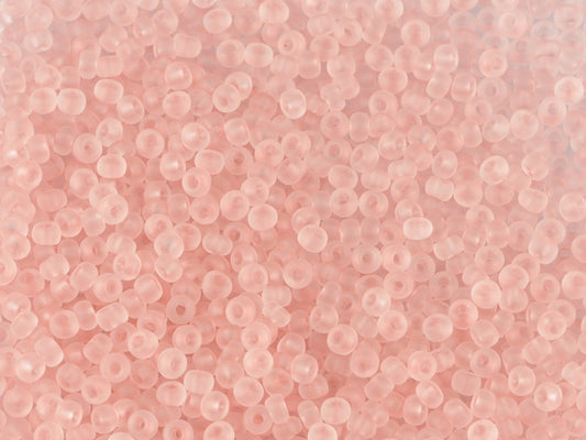 1 kg Preciosa Ornela Seed Beads Coated, Round Hole, Loose, Pink Dyed Crystal (07012), Glass, Czech Republic, OUTLET