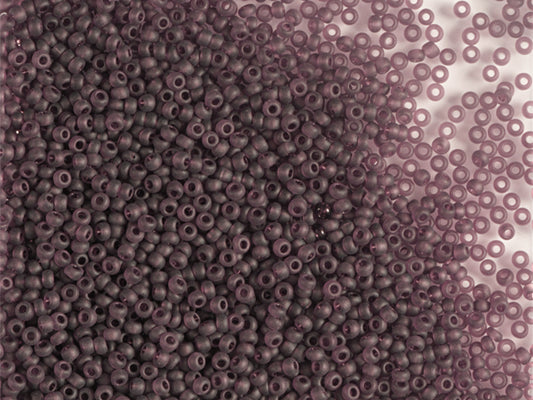 Wholesale (1kg / 500g) Preciosa Ornela Seed Beads Coated, Round Hole, Mat, Loose, Amethyst (20060), Glass, Czech Republic, OUTLET