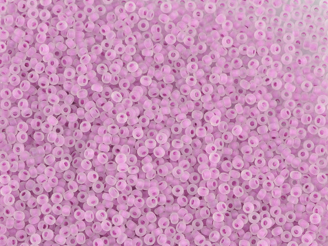 1 kg プレシオサ オルネラ シードビーズ コーティング ラウンドホール ルース ク​​リスタル カラーライン バイオレット (38327) ガラス チェコ共和国 アウトレット