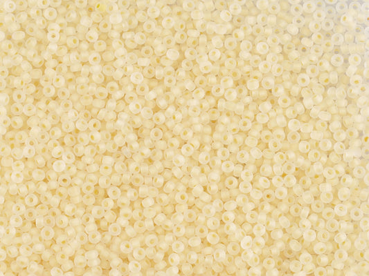 1 kg Preciosa Ornela Seed Beads Coated, Round Hole, Loose, Crystal, Colour Lined Yellow (38381), Glass, Czech Republic, OUTLET