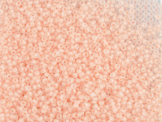 1 kg Preciosa Ornela Seed Beads Coated, Round Hole, Loose, Crystal, Colour Lined Orange (38387), Glass, Czech Republic, OUTLET