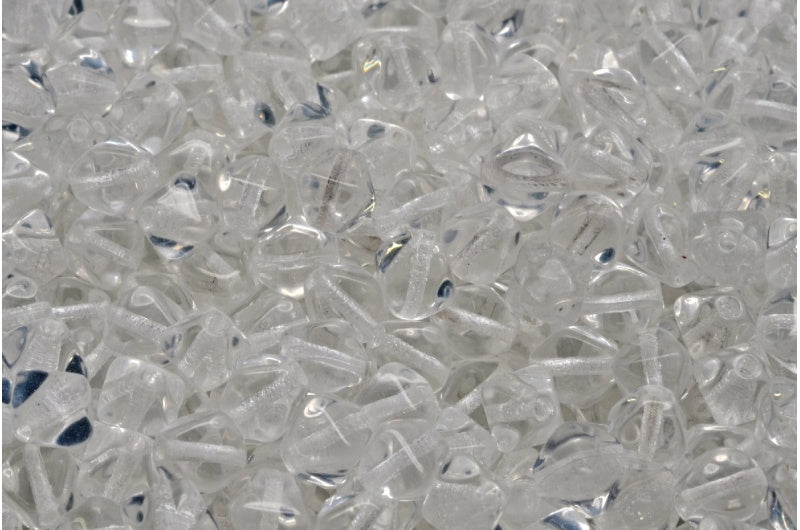 Bicone Beads, Crystal (00030), Glass, Czech Republic
