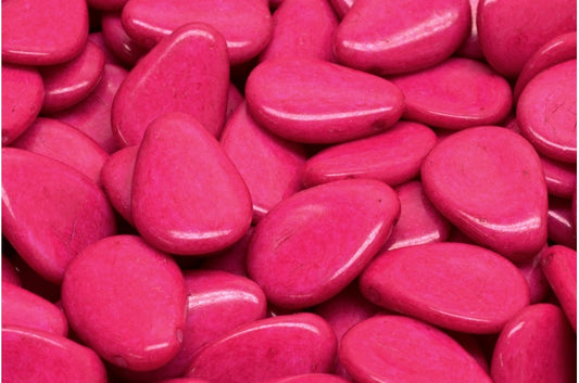 アネモネの花びらビーズ、ホワイトオパール 34271 (02020-34271)、ガラス、チェコ共和国