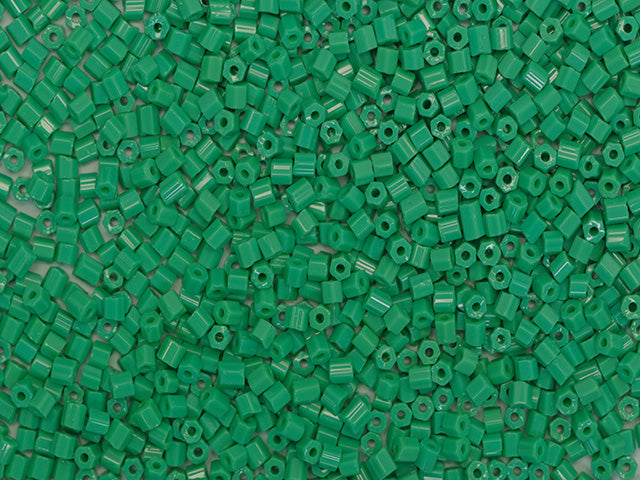 Wholesale (1kg / 500g) Preciosa Ornela 2-Cut Rocaille, Loose, Opaque Green (53250), Glass, Czech Republic, OUTLET