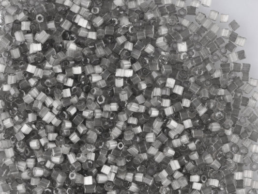 Wholesale (1kg / 500g) Preciosa Ornela 3-Cut Rocaille, Round Hole, Loose, Grey 3 Dyed Satin (05641), Glass, Czech Republic, OUTLET