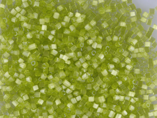 1 kg Preciosa Ornela 3-Cut Rocaille, Round Hole, Loose, Green 3 Dyed Satin (05653), Glass, Czech Republic, OUTLET