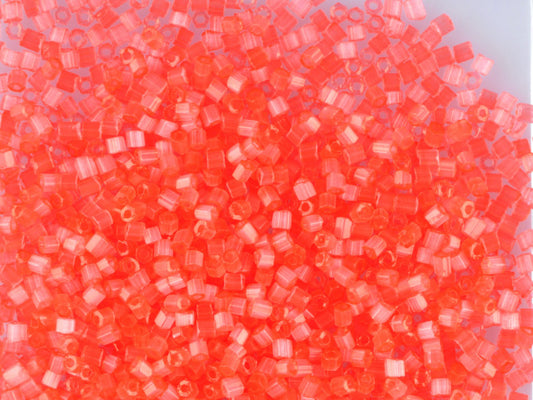 Wholesale (1kg / 500g) Preciosa Ornela 3-Cut Rocaille, Round Hole, Loose, Red 3 Dyed Satin (05691), Glass, Czech Republic, OUTLET