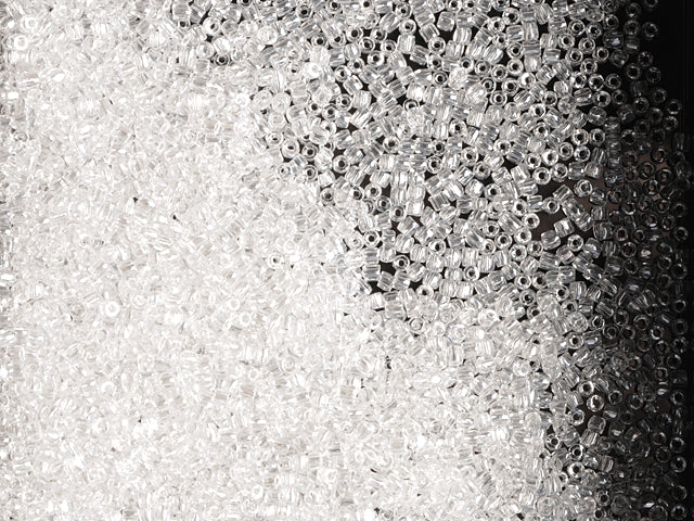 1 kg Preciosa Ornela 3-Cut Rocaille, Round Hole, Loose, Crystal, Sfinx (48102), Glass, Czech Republic, OUTLET