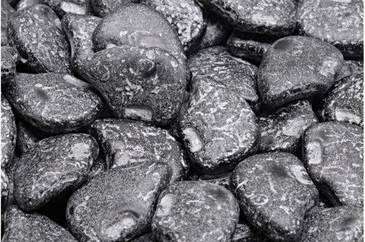 Eisbär, schwarz geätztes Silber gefüttert (23980-etch-54301), Glas, Tschechische Republik