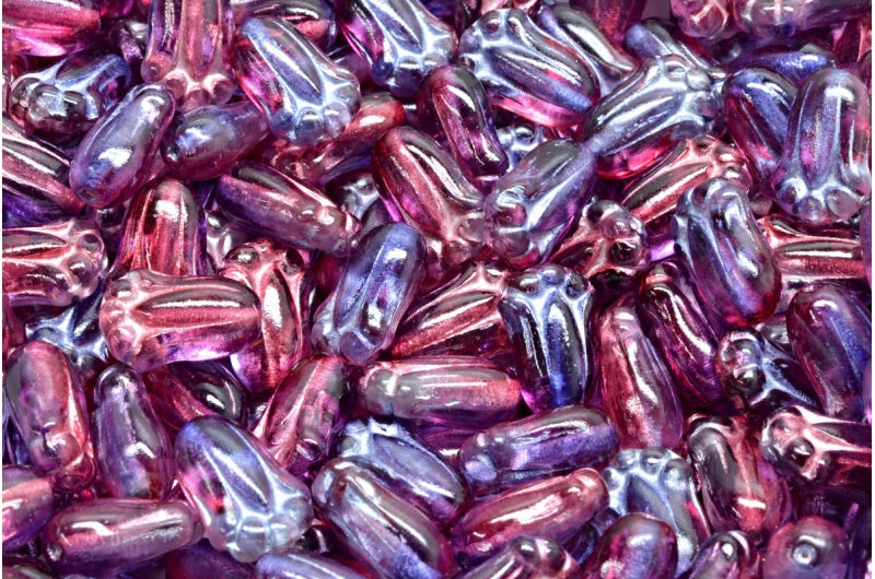 Tulip Bud Beads, Crystal Silver Lined 48014 (00030-54301-48014), Glass, Czech Republic