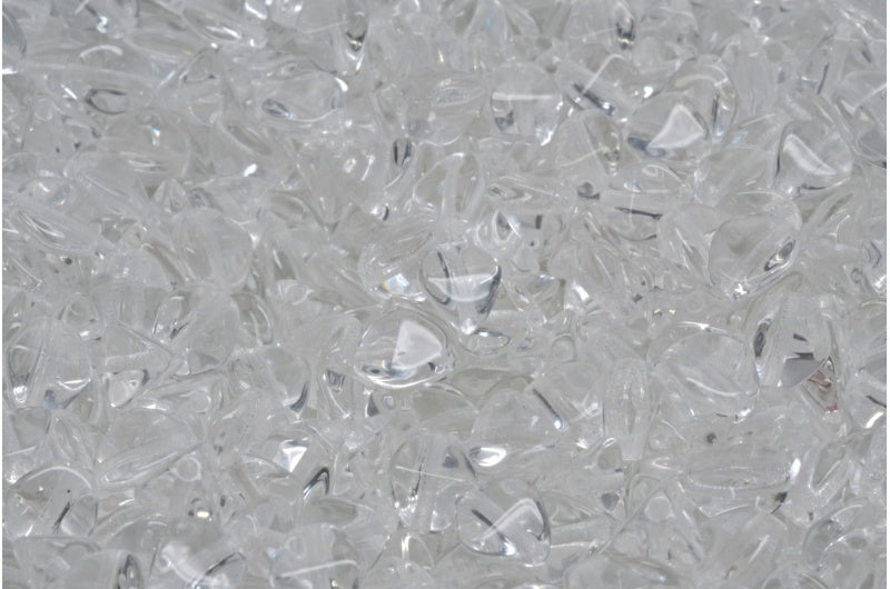 Pinch Beads, Crystal (00030), Glass, Czech Republic