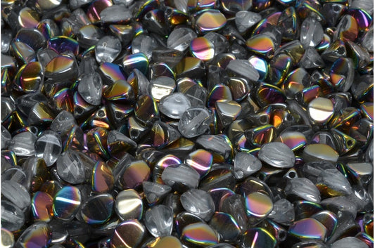 Pinch Beads, Crystal Crystal Vitrail Medium Coating (00030-28101), Glass, Czech Republic