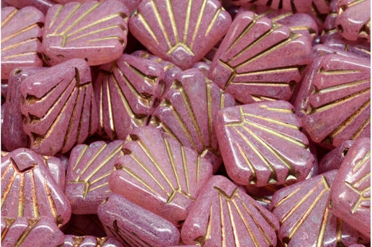 Diafan Beads, Crystal Gold Lined 20008 (00030-54302-20008), Glass, Czech Republic